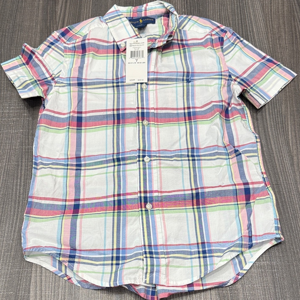 Ralph Lauren Multicolor Plaid Button-Down Shirt